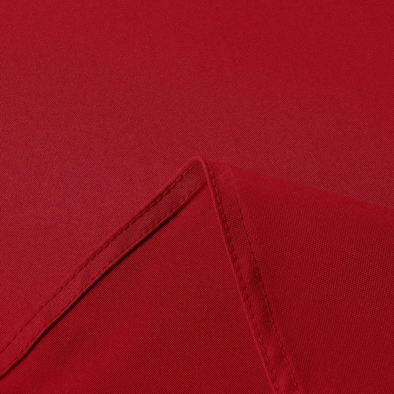 sancua Round Tablecloth - 90 Inch - Water Resistant Spill Proof Washable Polyester Table Cloth Decorative Fabric Table Cover for Dining Tables, Buffet Parties and Camping, Red - Image 5